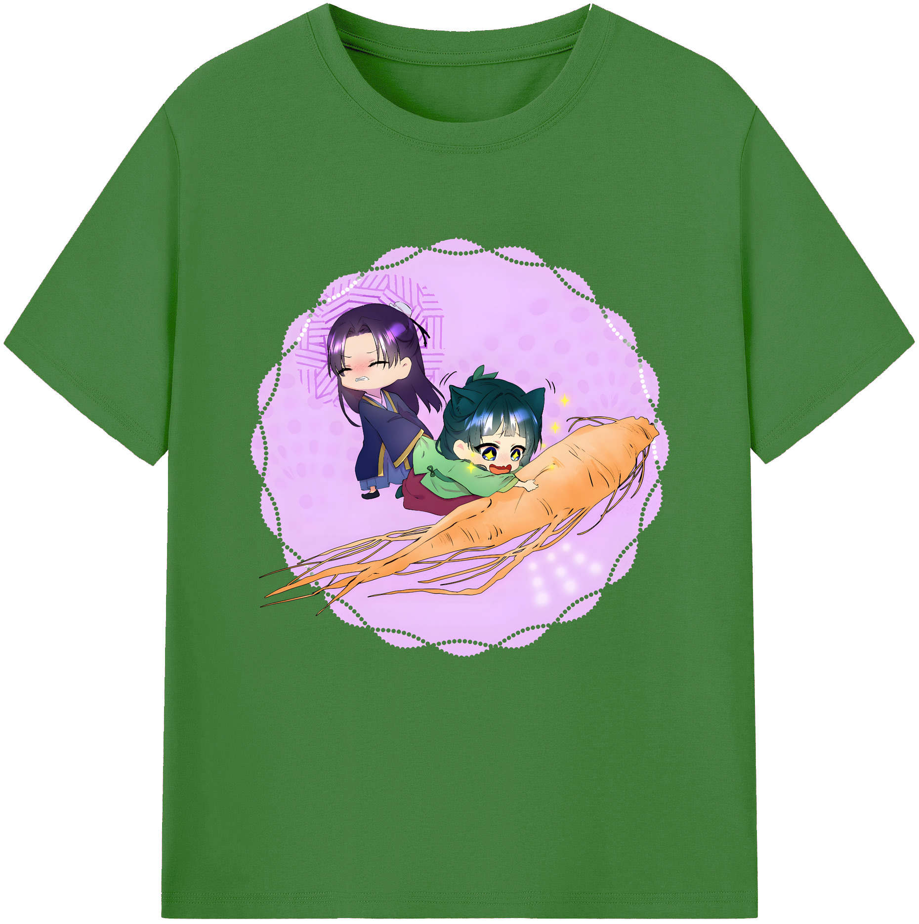 （画像用） 薬屋のひとりごと The Apothecary Diaries レディースカジュアルプリントTシャツ（綿100％）